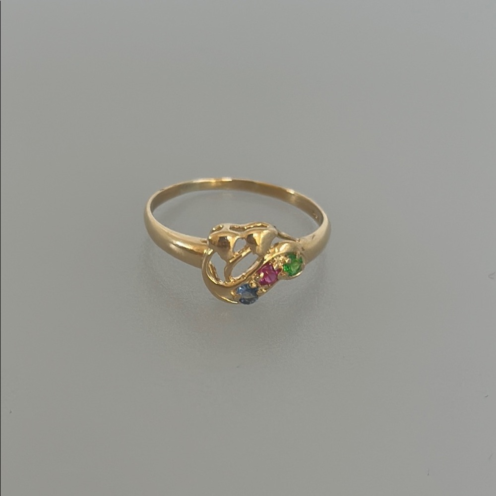 14k real solid gold ruby ring - Picture 5 of 7